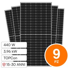 Pannelli Solari Jinko 440W TIER 1 Monocristallini TOPCon IP68 4,0 KW
