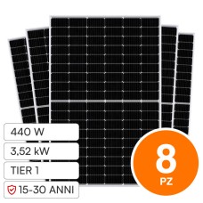 Pannelli Solari Fotovoltaici Austa Osda 440W TIER 1 TOPCon 3,5 KW