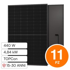 Pannelli Fotovoltaici Osda 440W TIER 1 Monocristallini TOPCon Full Black 4,8 KW