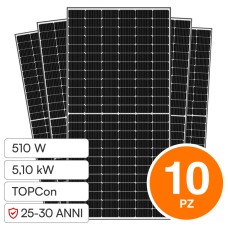 Pannelli Fotovoltaici Trina Solar 510W TIER 1 TOPCon IP68 5,1 KW