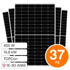 Pannelli Solari Fotovoltaici Jinko 455W TIER 1 Monocristallini TOPCon 16,8 KW