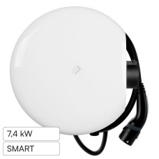Wall Box 7,4kW Monofase a Parete Smart Bluetooth IP65 IK10 Cavo Tipo 2 da 5 metri